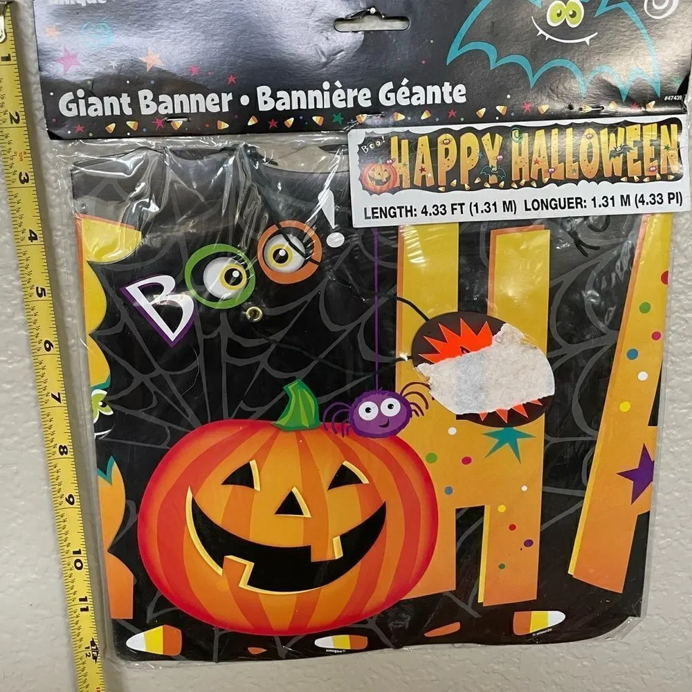 Halloween Party Banner Signs Decor Lot